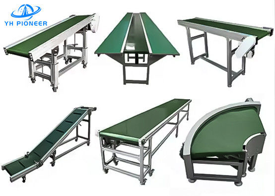 سعر جيد أنظمة ناقل الكيس المقاوم لدرجات الحرارة العالية PLC التحكم في السرعة القابلة للتعديل الانترنت