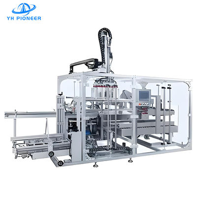 سعر جيد آلة تعبئة علب الزجاجات عالية السرعة 200ppm سرعة التراص 5-20Cases/Min الانترنت