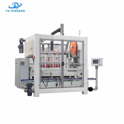 سعر جيد آلة حزم زجاجات الكرتون بكفاءة مع 21-28 كرتون / دقيقة السرعة و 4.5 كيلوواط من الطاقة للتعبئة والتغليف الموثوق بها الانترنت