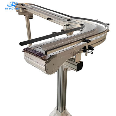 ناقل سلسلة الزجاجات القابل للتخصيص مع مواد سلسلة Q235 / SUS304 وخيارات الجهد المختلفة